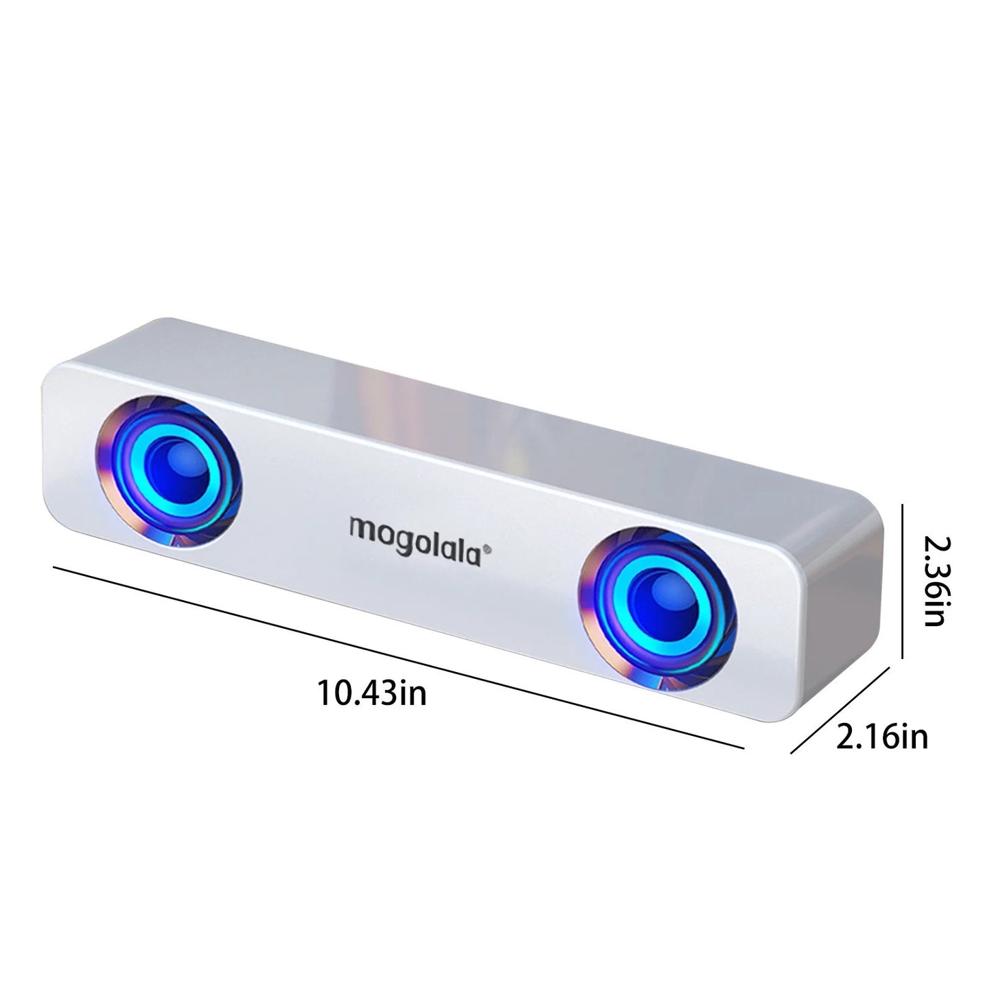 Clearance!Smart Appliances Wired Computer Dual-Speaker Audio Desktop Home Laptop Small Audio USB Wired Speakers Subwoofer Audio